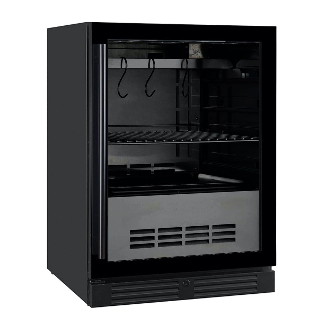 24″ Glass‑Door Meat Aging Fridge