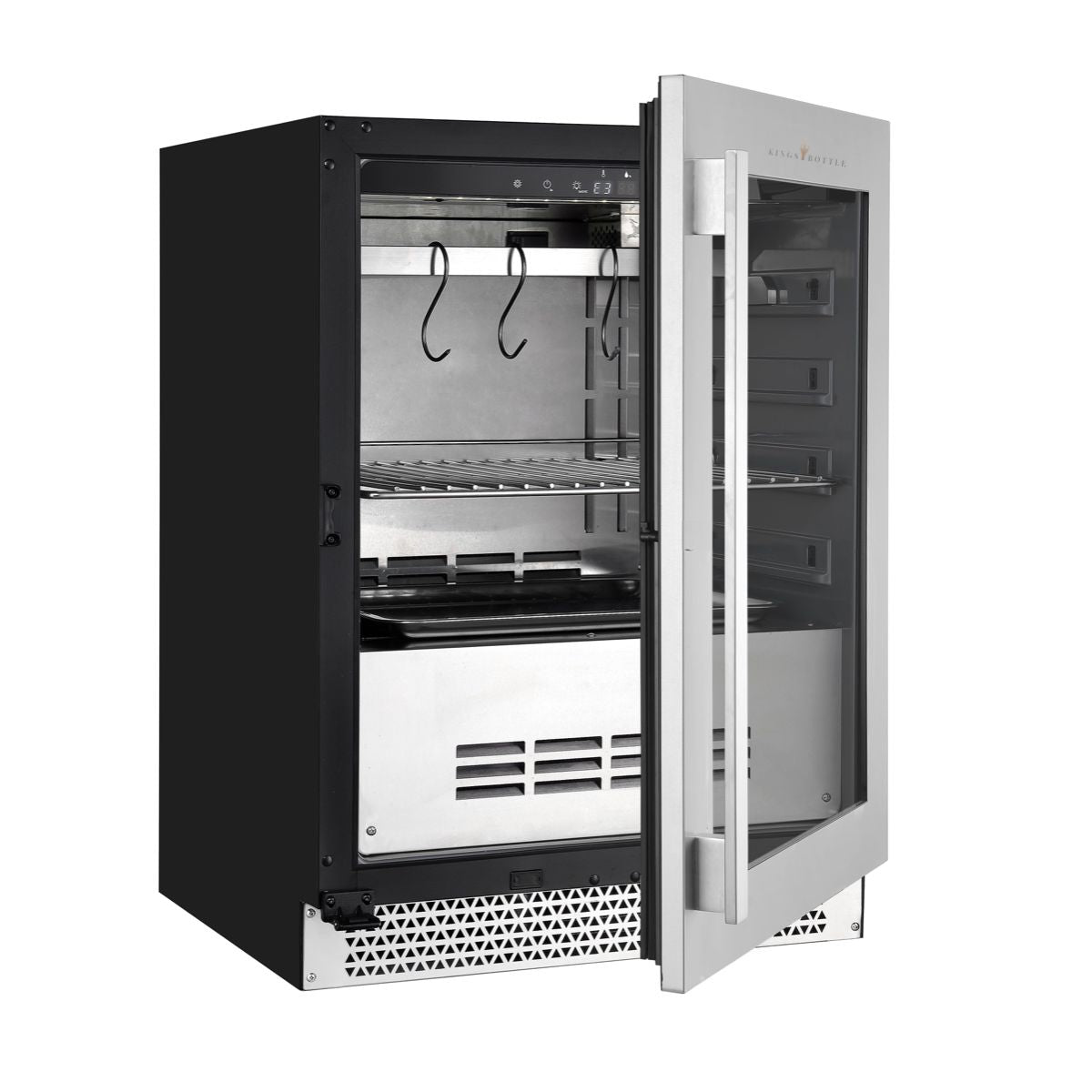 24″ Glass‑Door Meat Aging Fridge