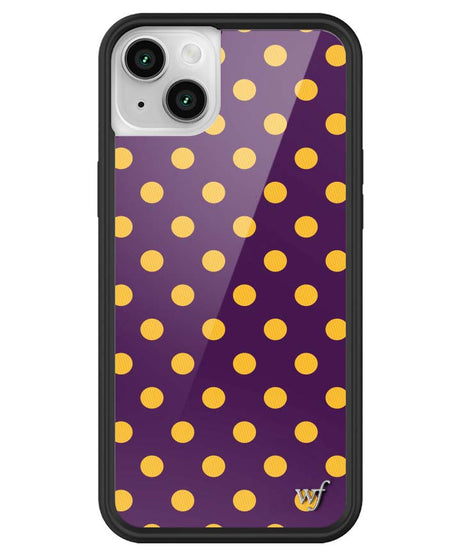 Polka Dot | Purple and Yellow iPhone Case