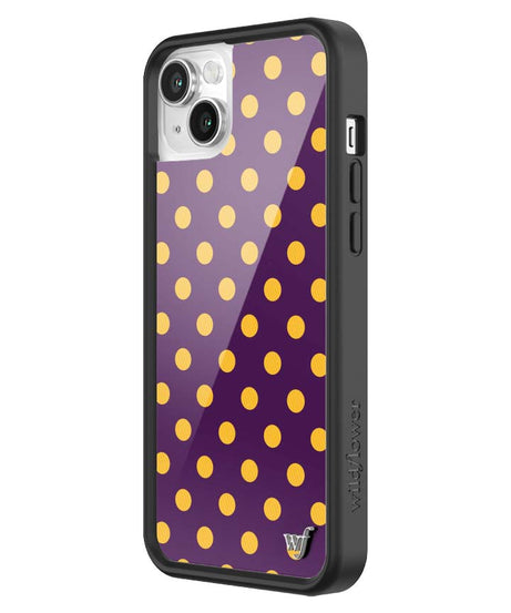 Polka Dot | Purple and Yellow iPhone Case