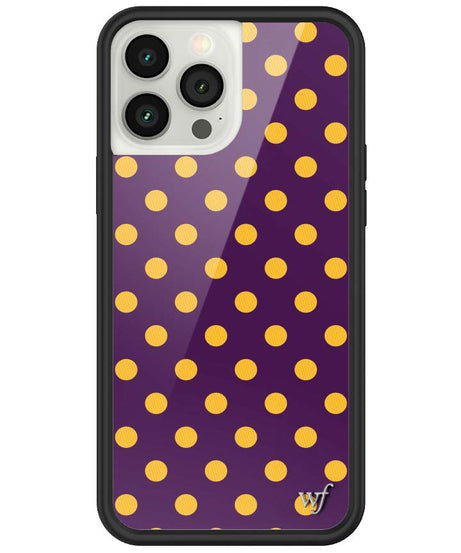 Polka Dot | Purple and Yellow iPhone Case
