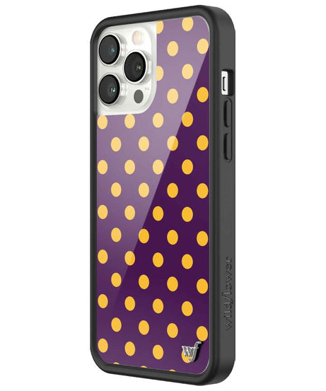 Polka Dot | Purple and Yellow iPhone Case
