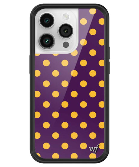 Polka Dot | Purple and Yellow iPhone Case