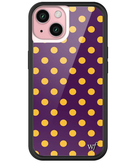 Polka Dot | Purple and Yellow iPhone Case