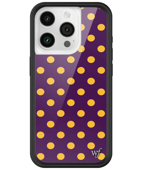 Polka Dot | Purple and Yellow iPhone Case