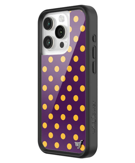Polka Dot | Purple and Yellow iPhone Case