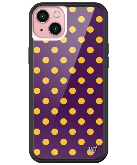 Polka Dot | Purple and Yellow iPhone Case