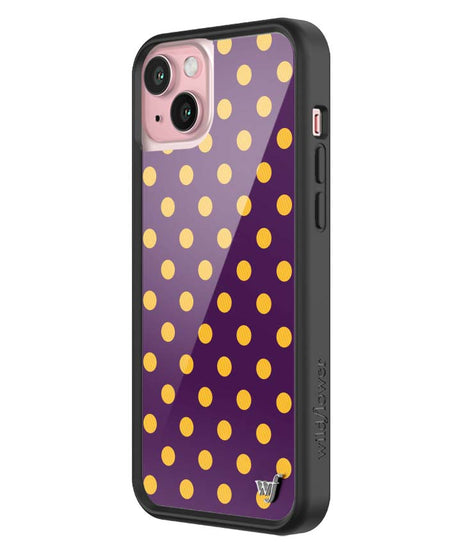 Polka Dot | Purple and Yellow iPhone Case