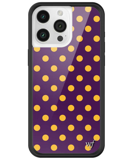 Polka Dot | Purple and Yellow iPhone Case