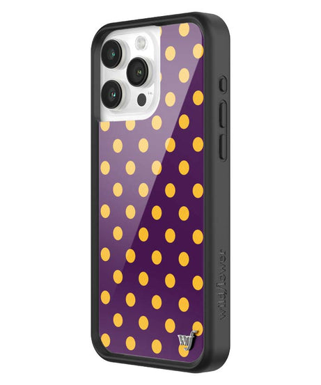 Polka Dot | Purple and Yellow iPhone Case