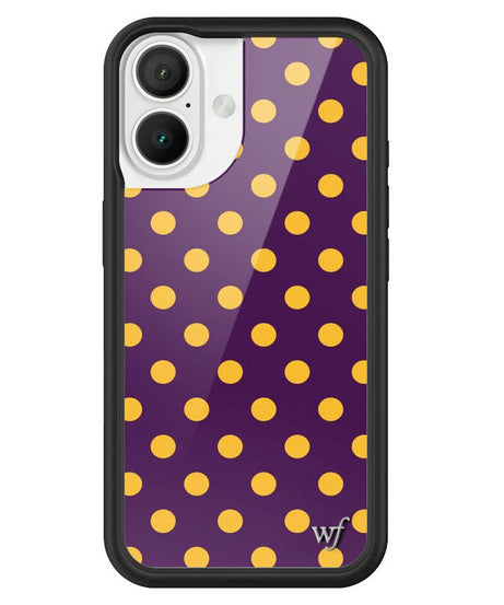 Polka Dot | Purple and Yellow iPhone Case