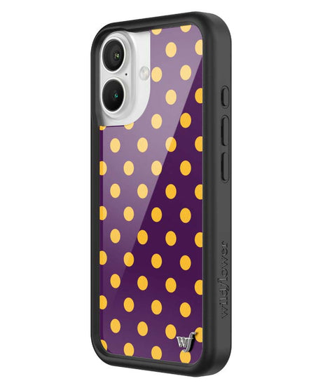 Polka Dot | Purple and Yellow iPhone Case
