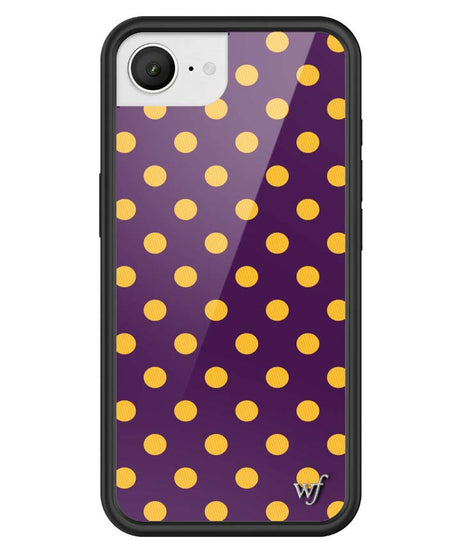 Polka Dot | Purple and Yellow iPhone Case