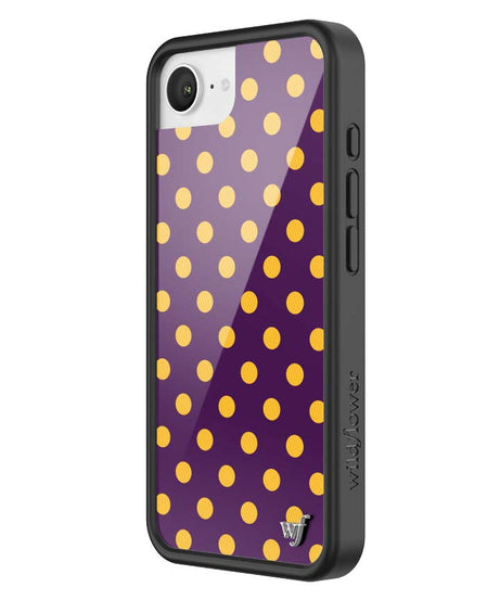 Polka Dot | Purple and Yellow iPhone Case