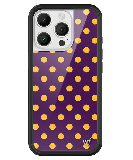 Polka Dot | Purple and Yellow iPhone Case