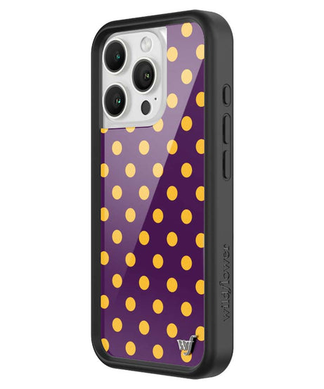 Polka Dot | Purple and Yellow iPhone Case