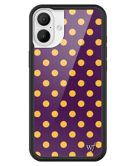 Polka Dot | Purple and Yellow iPhone Case