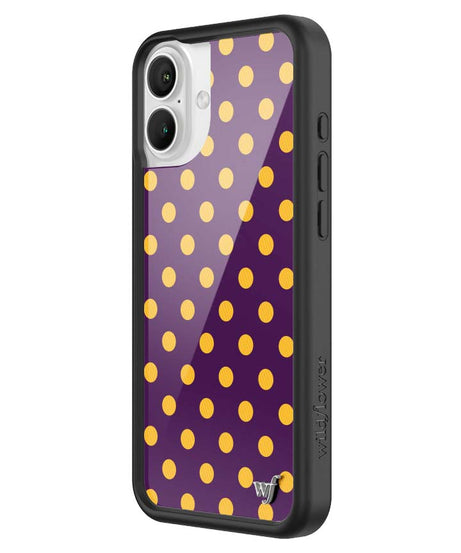 Polka Dot | Purple and Yellow iPhone Case