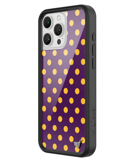Polka Dot | Purple and Yellow iPhone Case