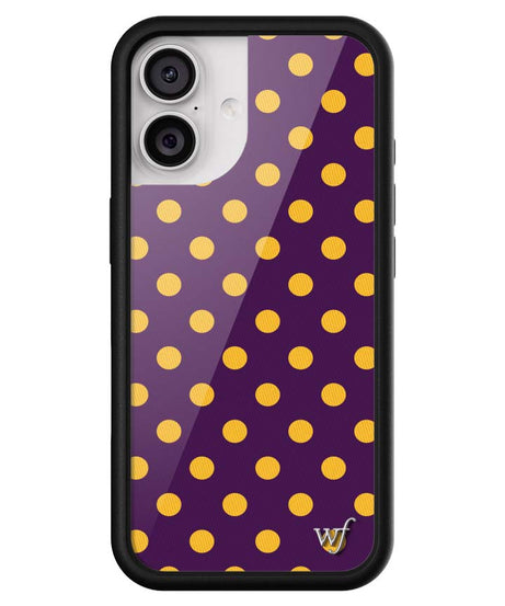 Polka Dot | Purple and Yellow iPhone Case