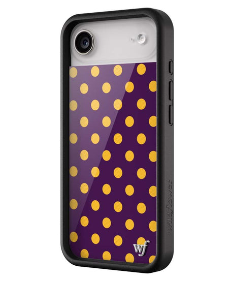 Polka Dot | Purple and Yellow iPhone Case