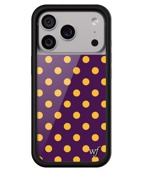 Polka Dot | Purple and Yellow iPhone Case