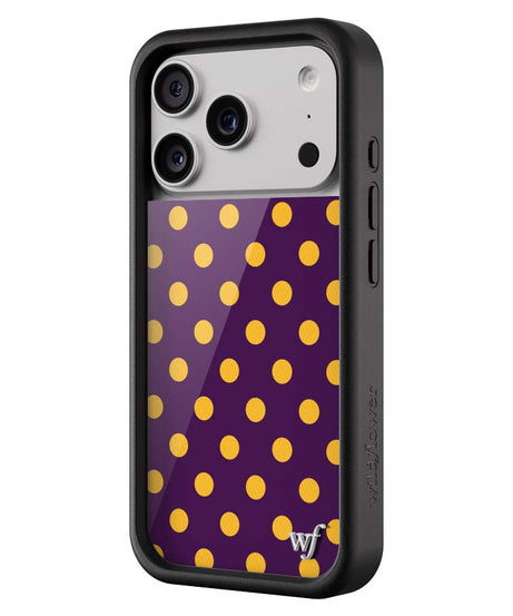 Polka Dot | Purple and Yellow iPhone Case
