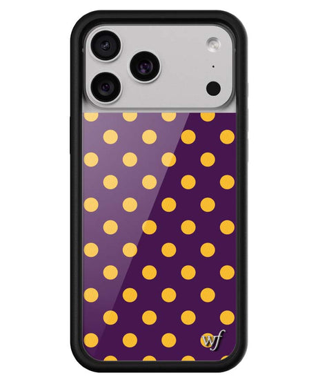 Polka Dot | Purple and Yellow iPhone Case
