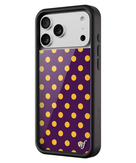 Polka Dot | Purple and Yellow iPhone Case