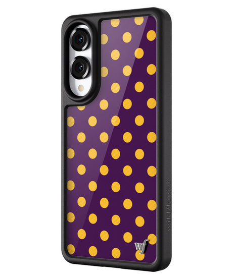 Polka Dot | Purple and Yellow Samsung Galaxy Case