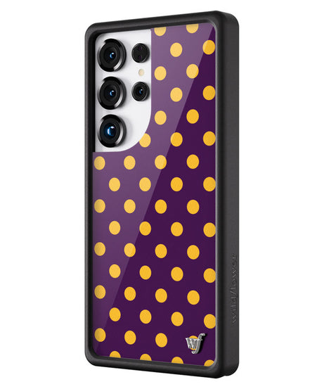 Polka Dot | Purple and Yellow Samsung Galaxy Case