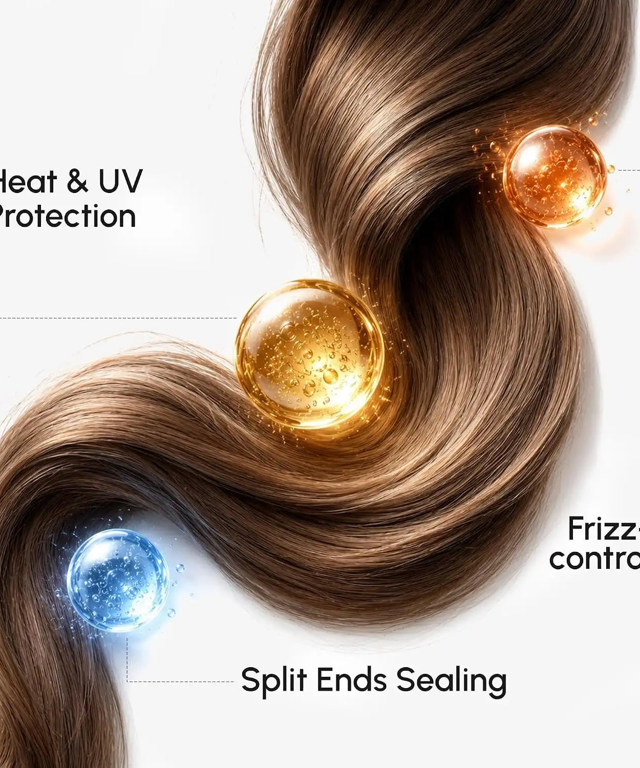Keratin Oil Capsules for Frizz Control