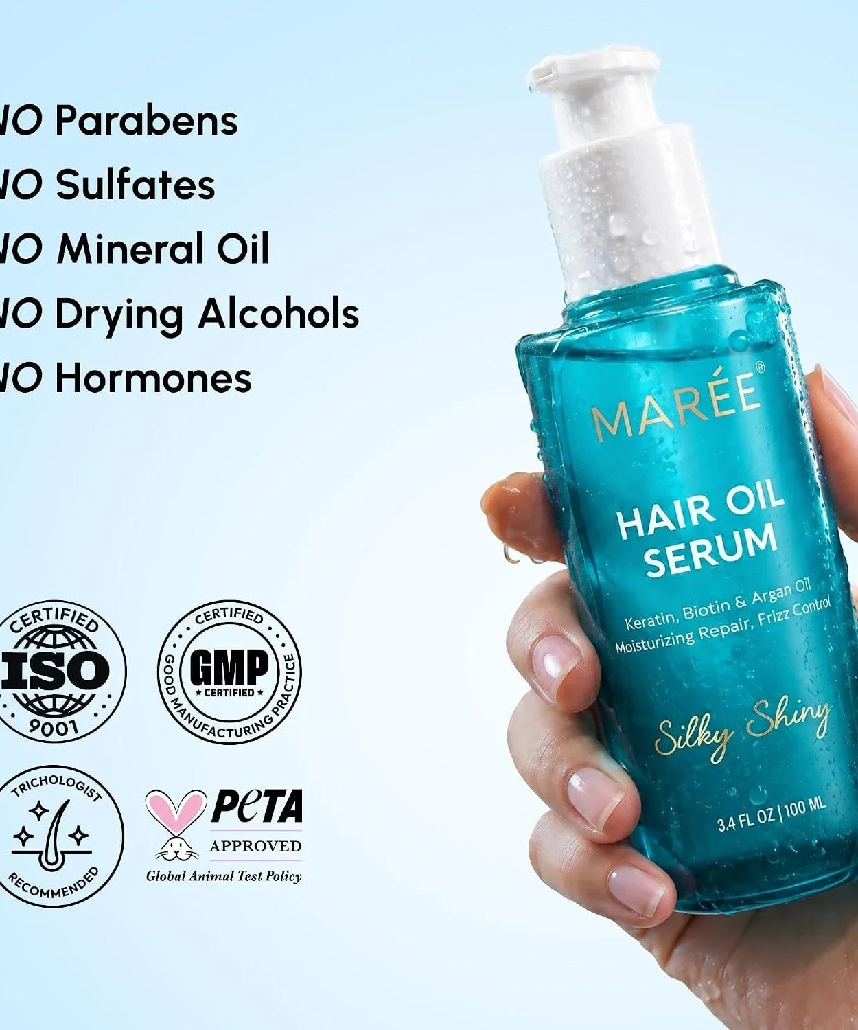 Keratin Oil Serum for Smooth Hair