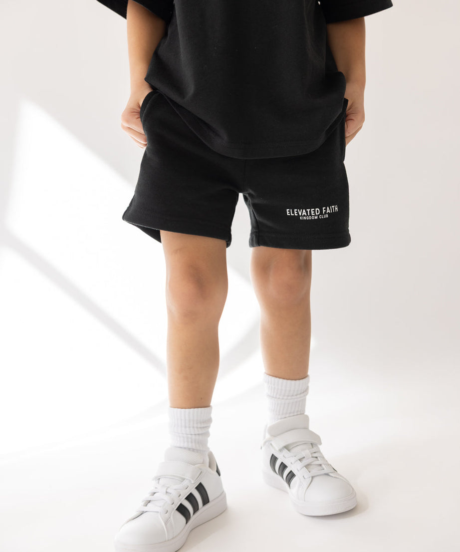 Kingdom Club Schwarze Kurze Hose für Kinder