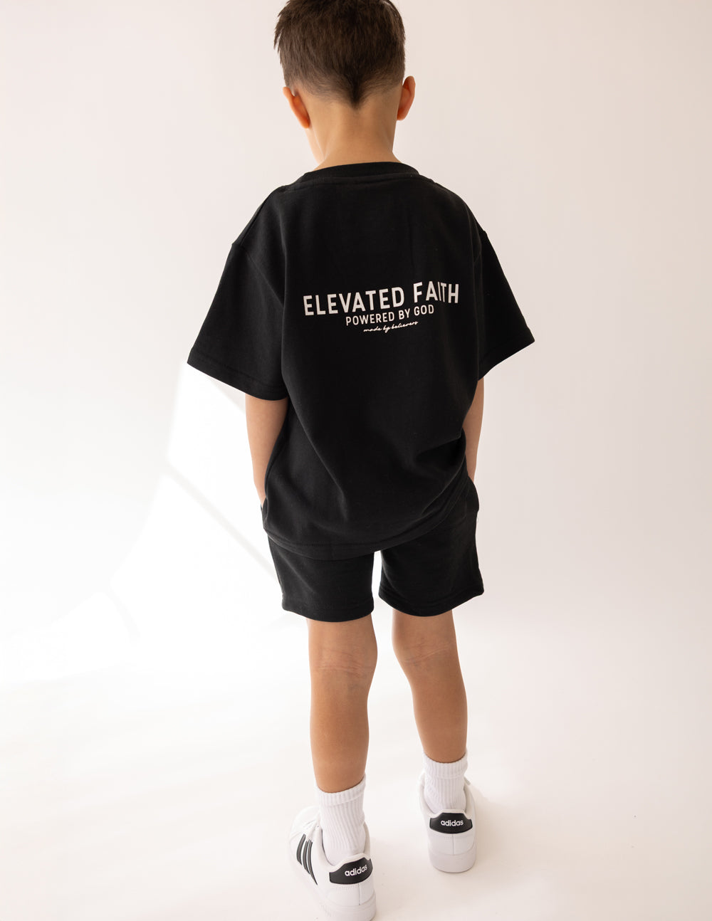 Kingdom Club Schwarzes Kinder-T-Shirt