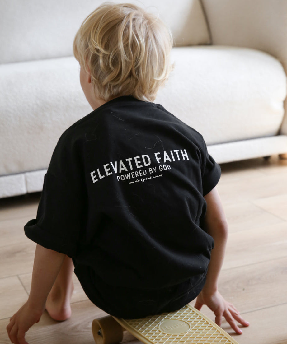 Kingdom Club Schwarzes Kinder-T-Shirt