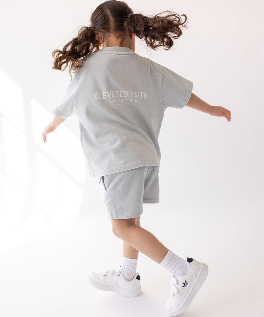Kingdom Club Blaues Kinder-T-Shirt