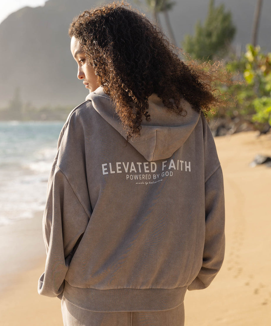 Kingdom Club Brown Full-Zip Hoodie