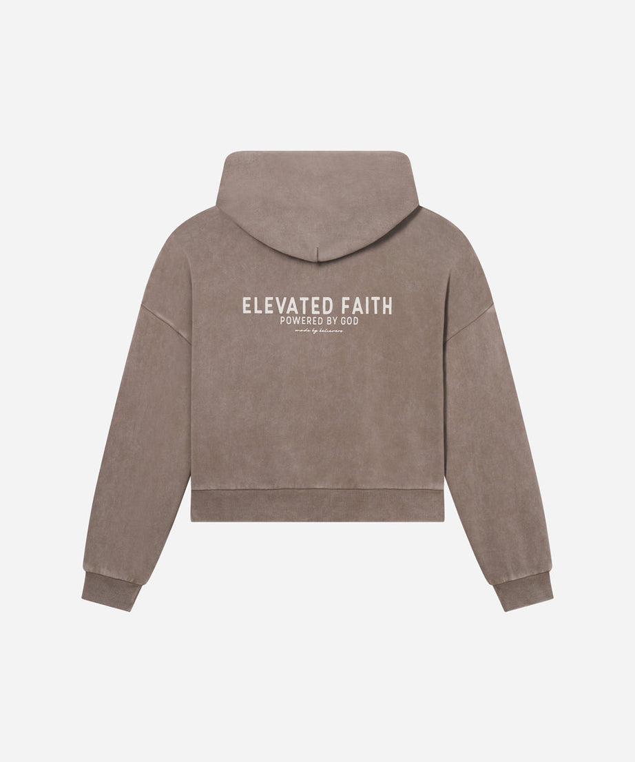 Kingdom Club Brown Full-Zip Hoodie