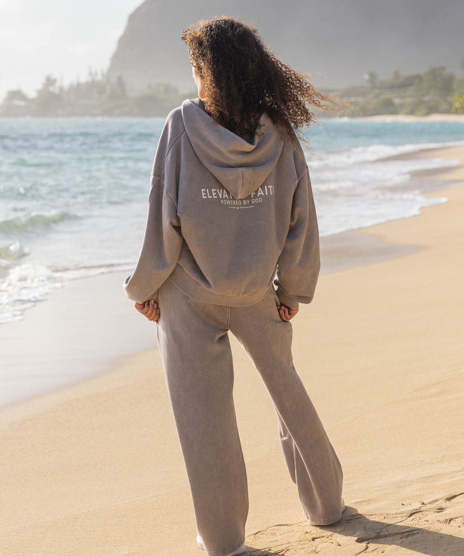 Kingdom Club Brown Full-Zip Hoodie