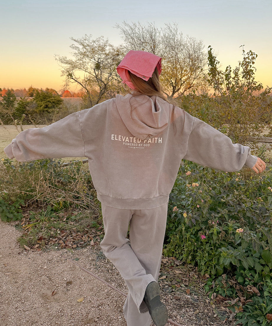 Kingdom Club Brown Full-Zip Hoodie