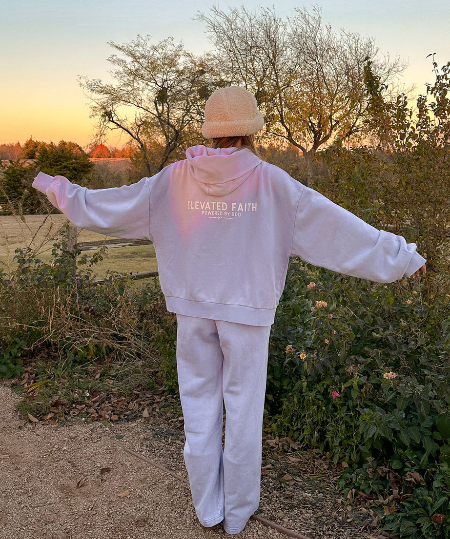 Kingdom Club Lavender Full-Zip Hoodie