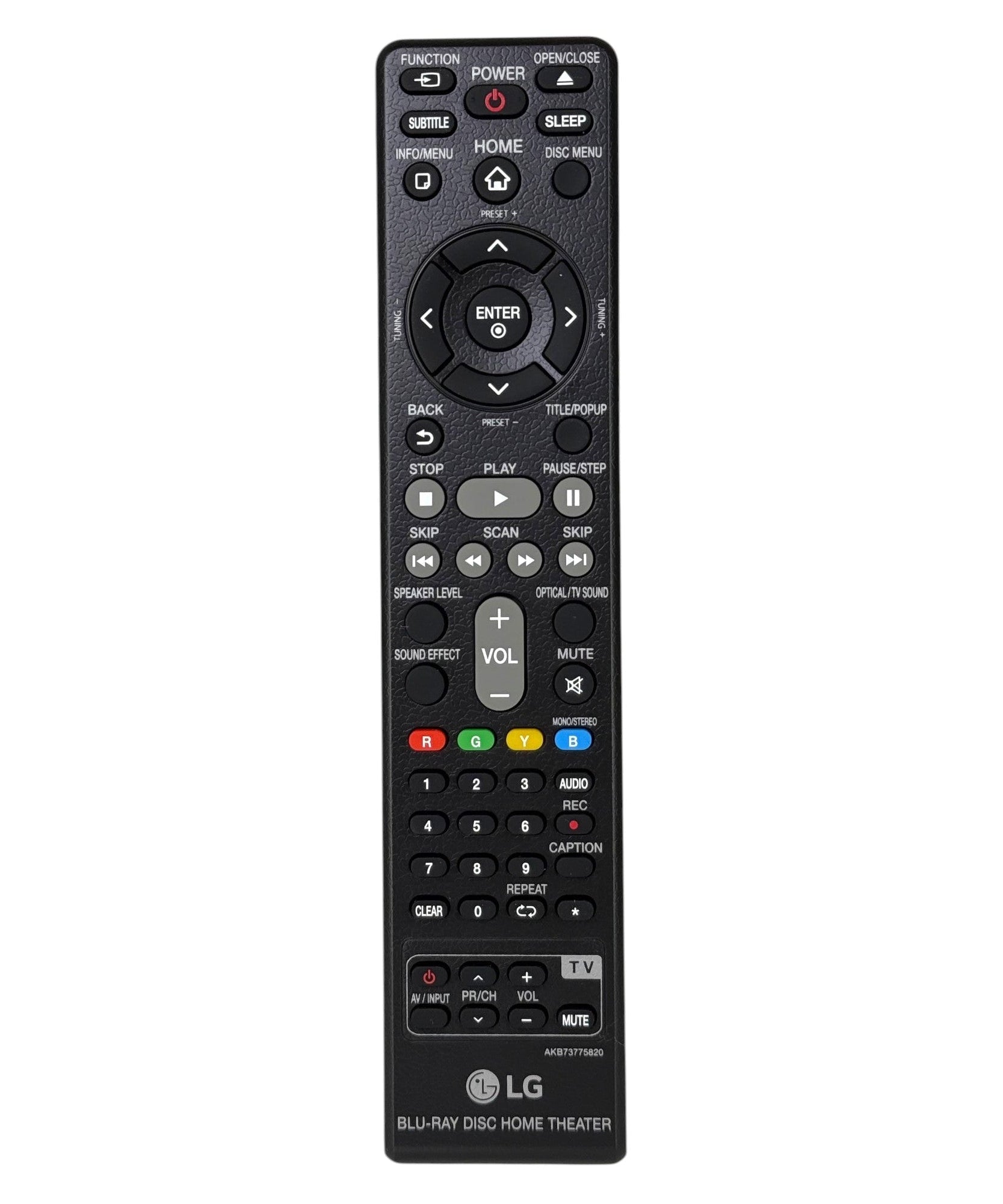 LG AKB73775820 Blu-Ray Disc Home Theater System Remote Control - AKB73775820