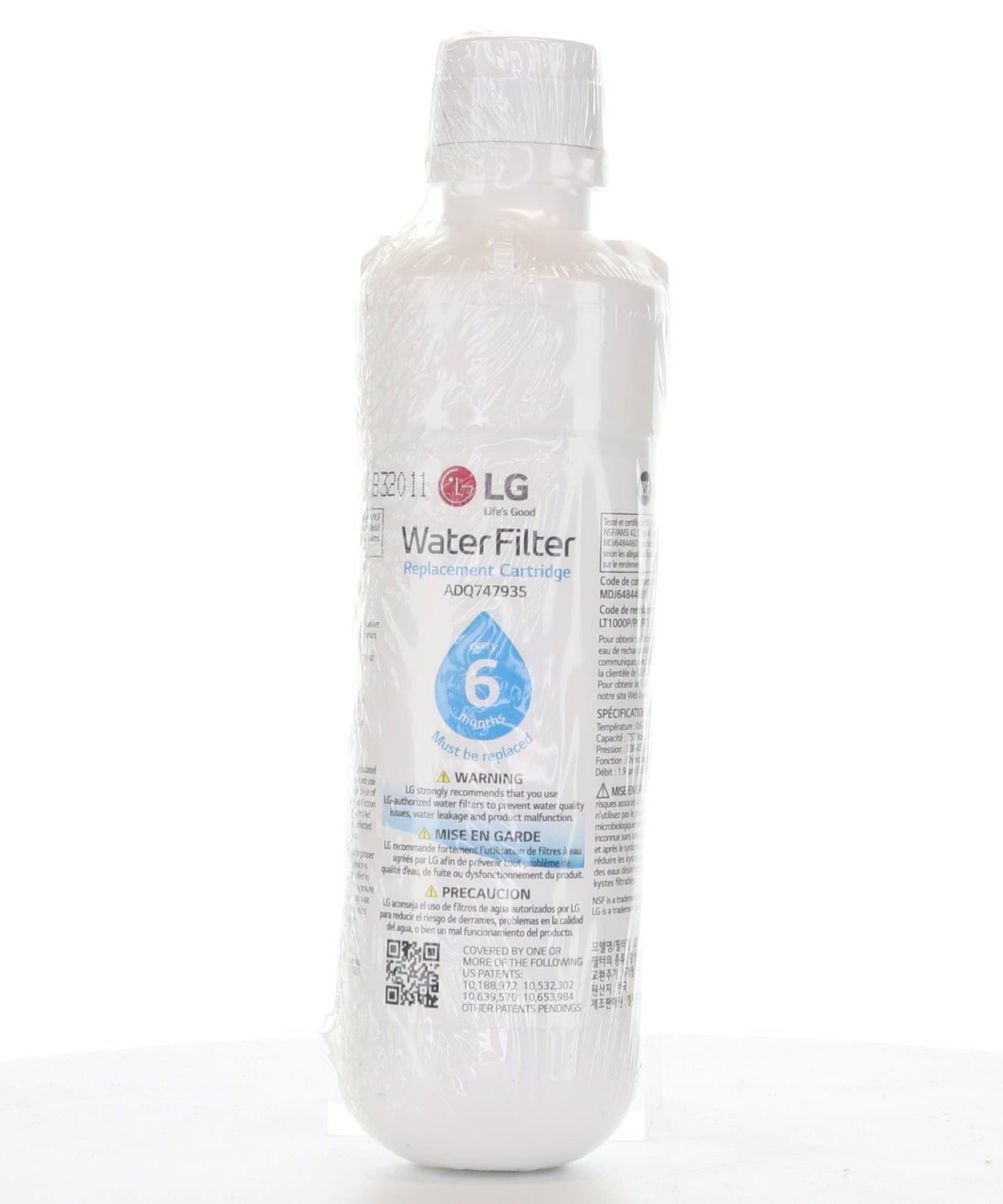 LG LT1000P / ADQ747935 Kühlschrank-Wasserfilter-Ersatzkartusche - AGF80300704