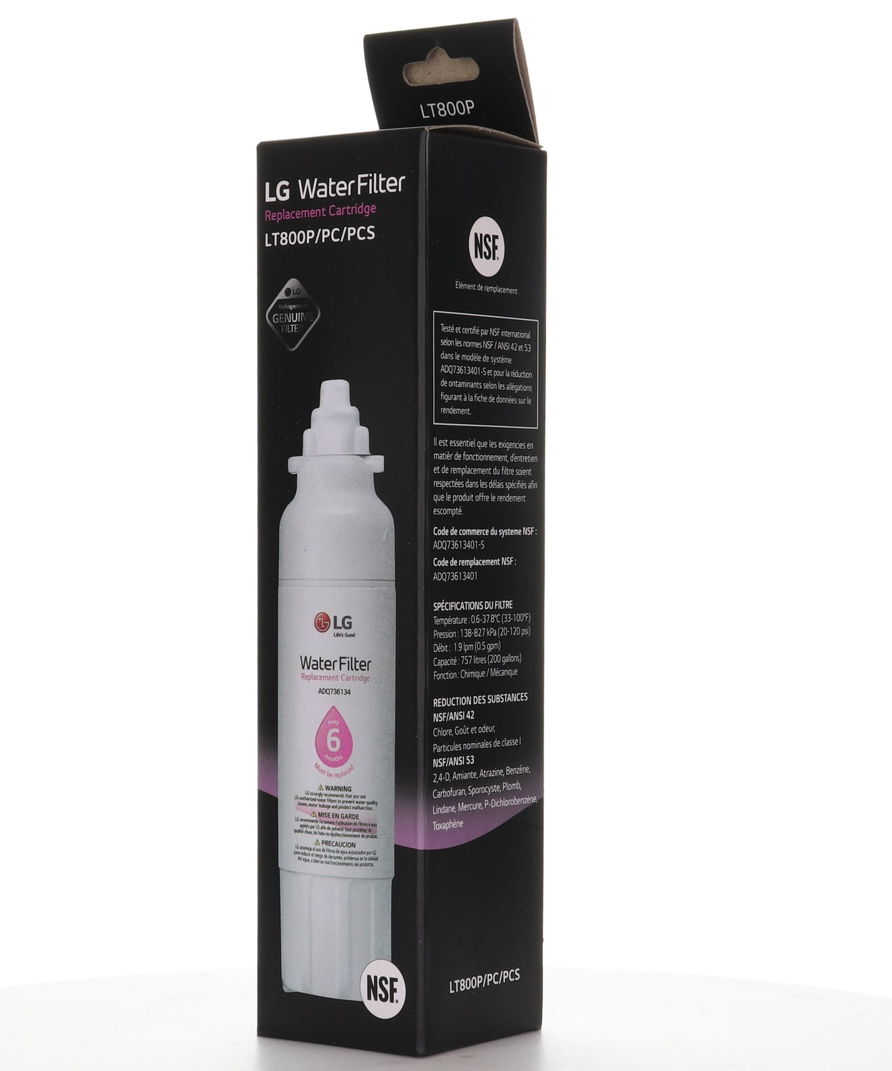 LG LT800P Original Kühlschrank-Wasserfilter Ersatzkartusche - ADQ73613408
