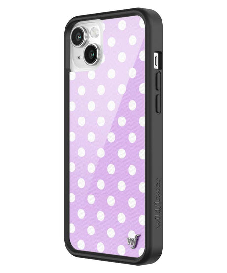 Polka Dot | Lavender and White iPhone Case