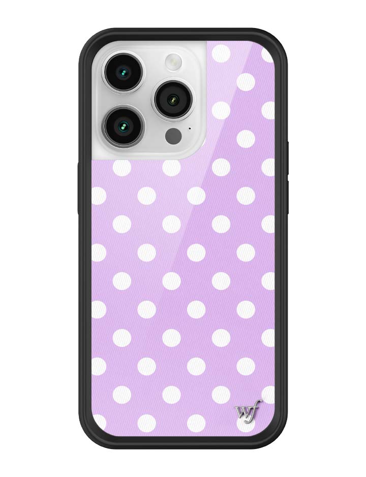Polka Dot | Lavender and White iPhone Case