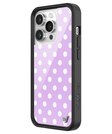 Polka Dot | Lavender and White iPhone Case