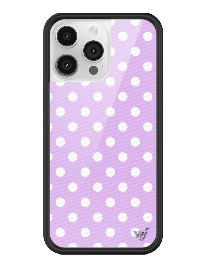 Polka Dot | Lavender and White iPhone Case