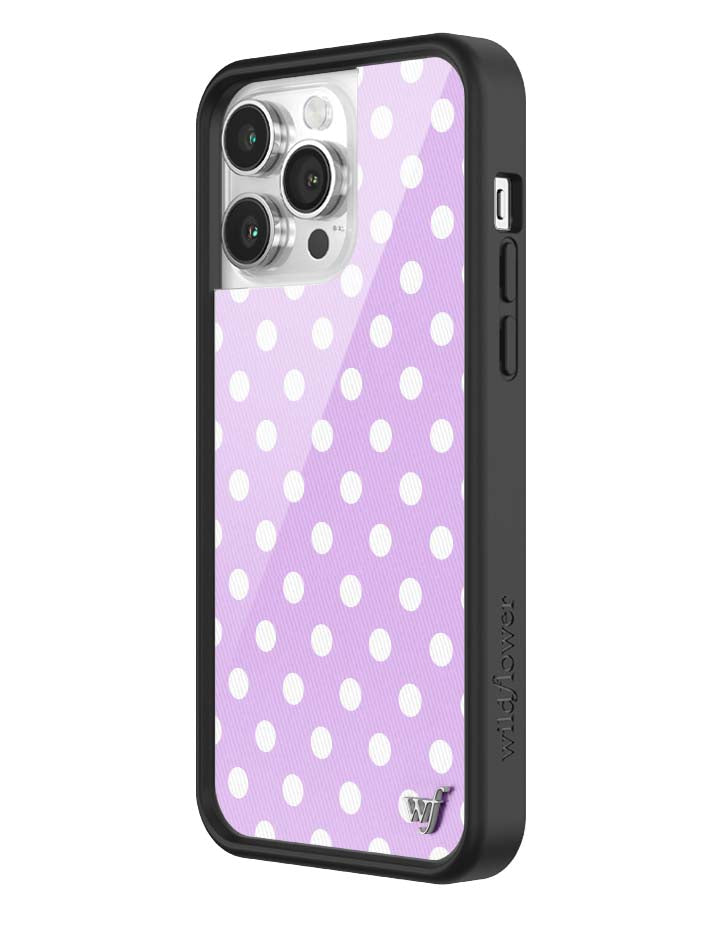 Polka Dot | Lavender and White iPhone Case